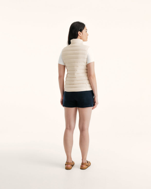 Doudoune sans manches stretch Argile Grenada