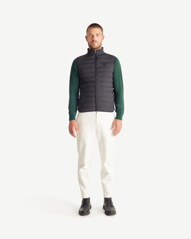 Doudoune sans manches stretch Noir Arafo