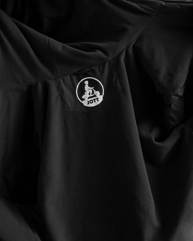 Imperméable long doublé polaire Noir Glendale Polar