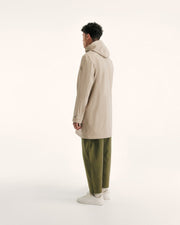 Imperméable à capuche amovible Beige Athenes