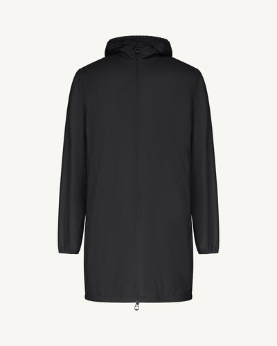 Imperméable long doublé polaire Noir Oban Polar
