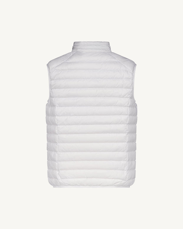 Doudoune sans manches Blanc Tom