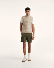 Doudoune sans manches stretch Beige Arafo