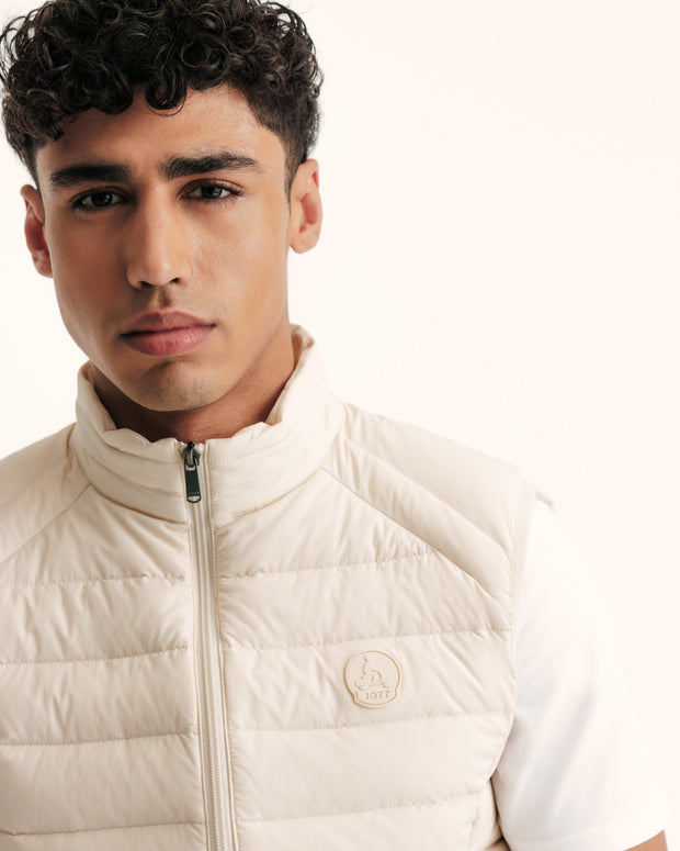 Doudoune sans manches stretch Argile Arafo