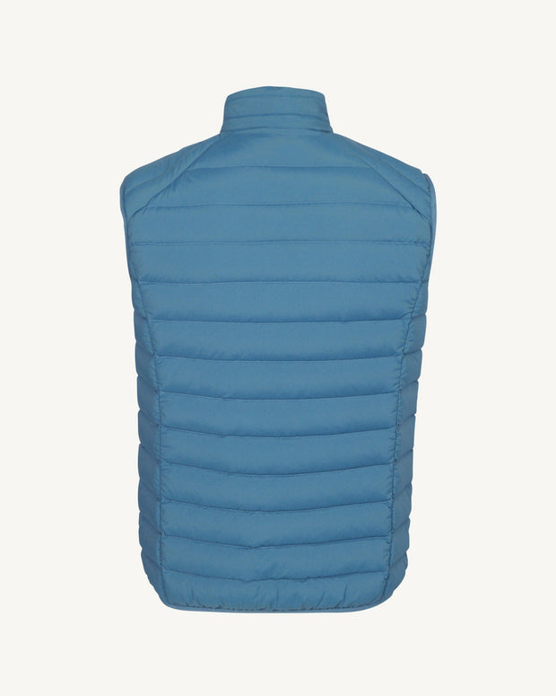 Doudoune sans manches stretch Bleu jeans Arafo