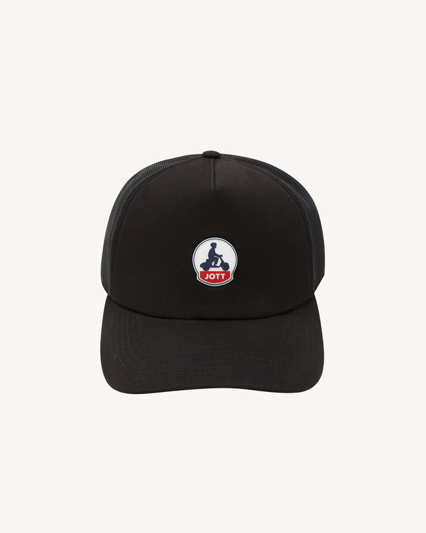 Casquette bicolore à filet Noir Sail