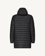 Doudoune longue réversible à capuche Noir Amsterdam 2.0